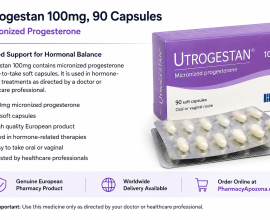 Utrogestan 100mg, 90 Capsules – Micronized Progesterone | Pharmacy Apozona
