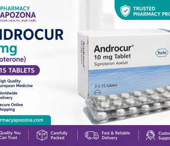 ANDROCUR 10mg (Cyproterone) 3 × 15 Tablets | Pharmacy Apozona