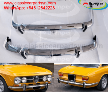 Alfa Romeo 1750 GTV Coupe S2 (1970-1977) bumpers with overriders