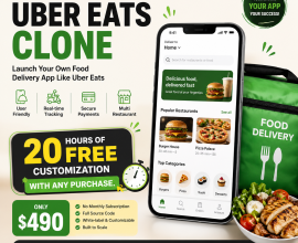 Zipprr UberEats Clone at $490 — Multi-Vendor Food Delivery Marketplace Software