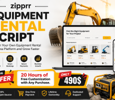 Think Rental Software Is Costly? Zipprr Equipment Rental Script Is Just $490