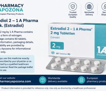 Estradiol 2 – 1 A Pharma 60 Tablets (Estradiol)