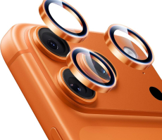 ESR Camera Lens Protector for iPhone – Ultra-tough HD, Tempered Glass, Orange