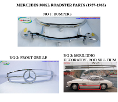 Mercedes 300SL Roadster Year (1957-1963) Parts