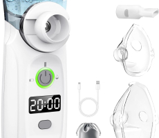 Portable Nebuliser Set – USB Rechargeable, Grey