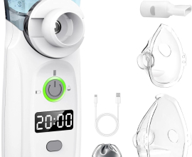 Portable Nebuliser Set – USB Rechargeable, Grey