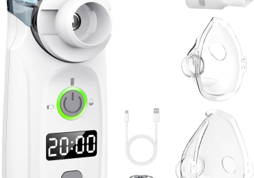 Portable Nebuliser Set – USB Rechargeable, Grey