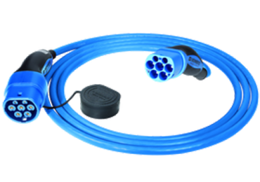 Mennekes® Type 2 to Type 2 Charging Cable — 32A/3-phase — 22 kW