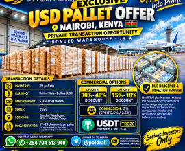 USD PALLETS FOR SALE / ACQUISITION — NAIROBI, KENYA | JKIA BONDED WAREHOUSE
