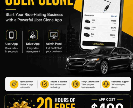 Losing customers to slow phone bookings and no-shows? On-demand booking with live GPS tracking fixes that instantly with an Uber clone script