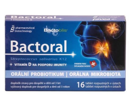 Bactoral + Vitamin D, 16 Tablets